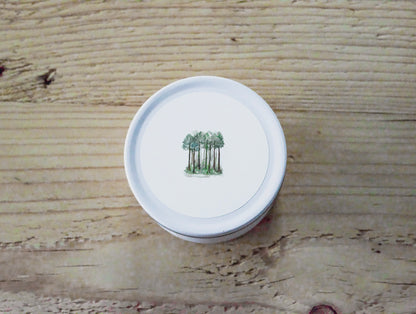 Woods 6oz Tin candle